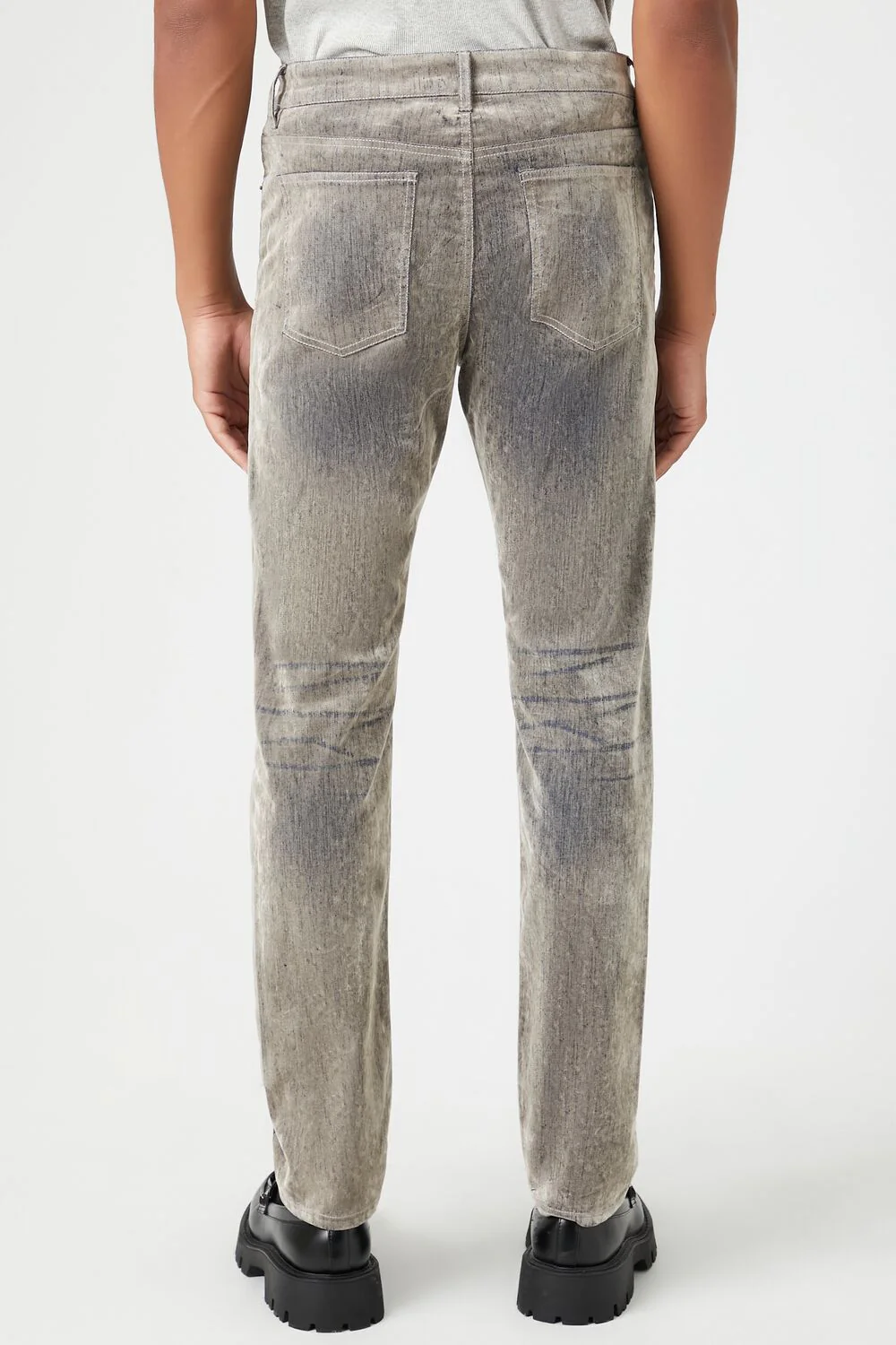 Mineral Wash Mid-Rise Slim-Fit Jeans - Image 4