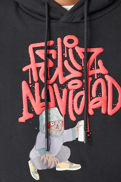 Feliz Navidad Graphic Hoodie - Image 5