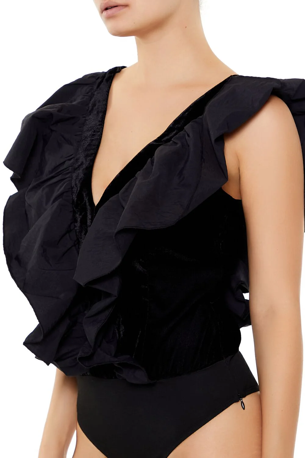 Ruffle Butterfly-Sleeve Bodysuit - Image 4