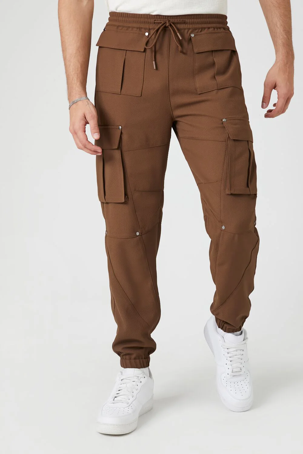 Drawstring Cargo Joggers - Image 2