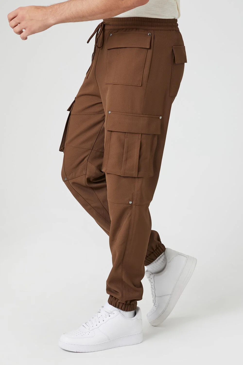 Drawstring Cargo Joggers - Image 3