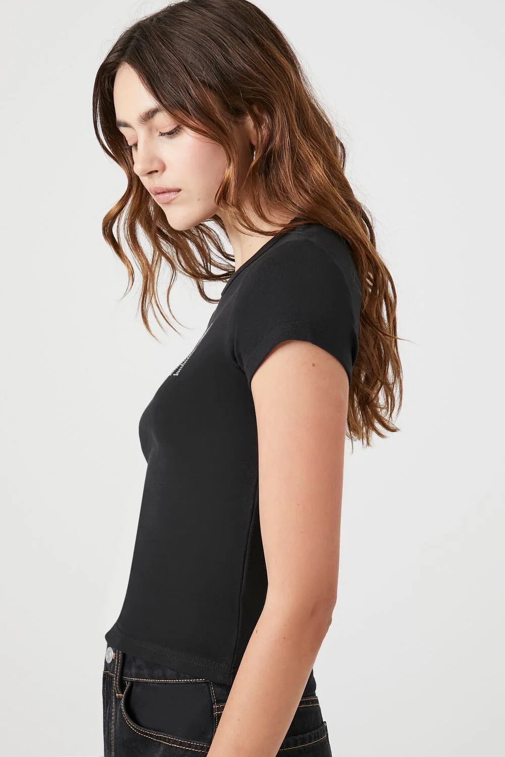 Jadore Drama Graphic Baby Tee - Image 2