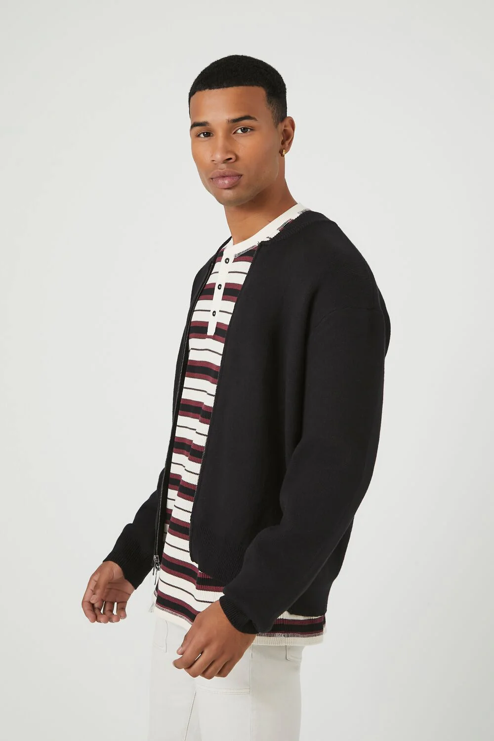 Zip-Up Bomber Jacket - Image 2