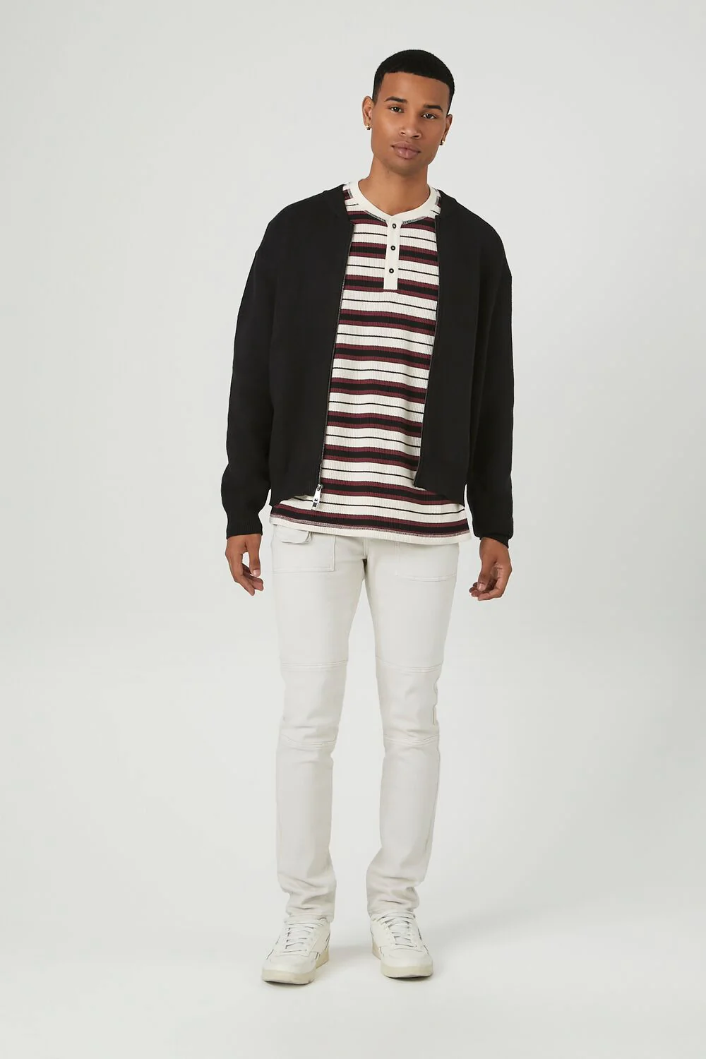 Zip-Up Bomber Jacket - Image 4
