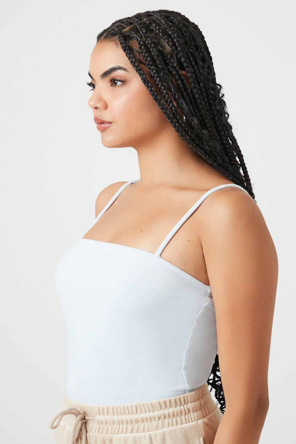 Velour Cami Bodysuit - Image 2