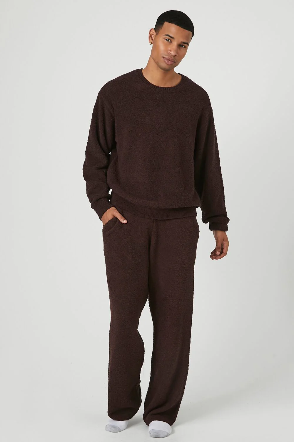 Drop-Sleeve Ribbed Pajama Top - Image 4