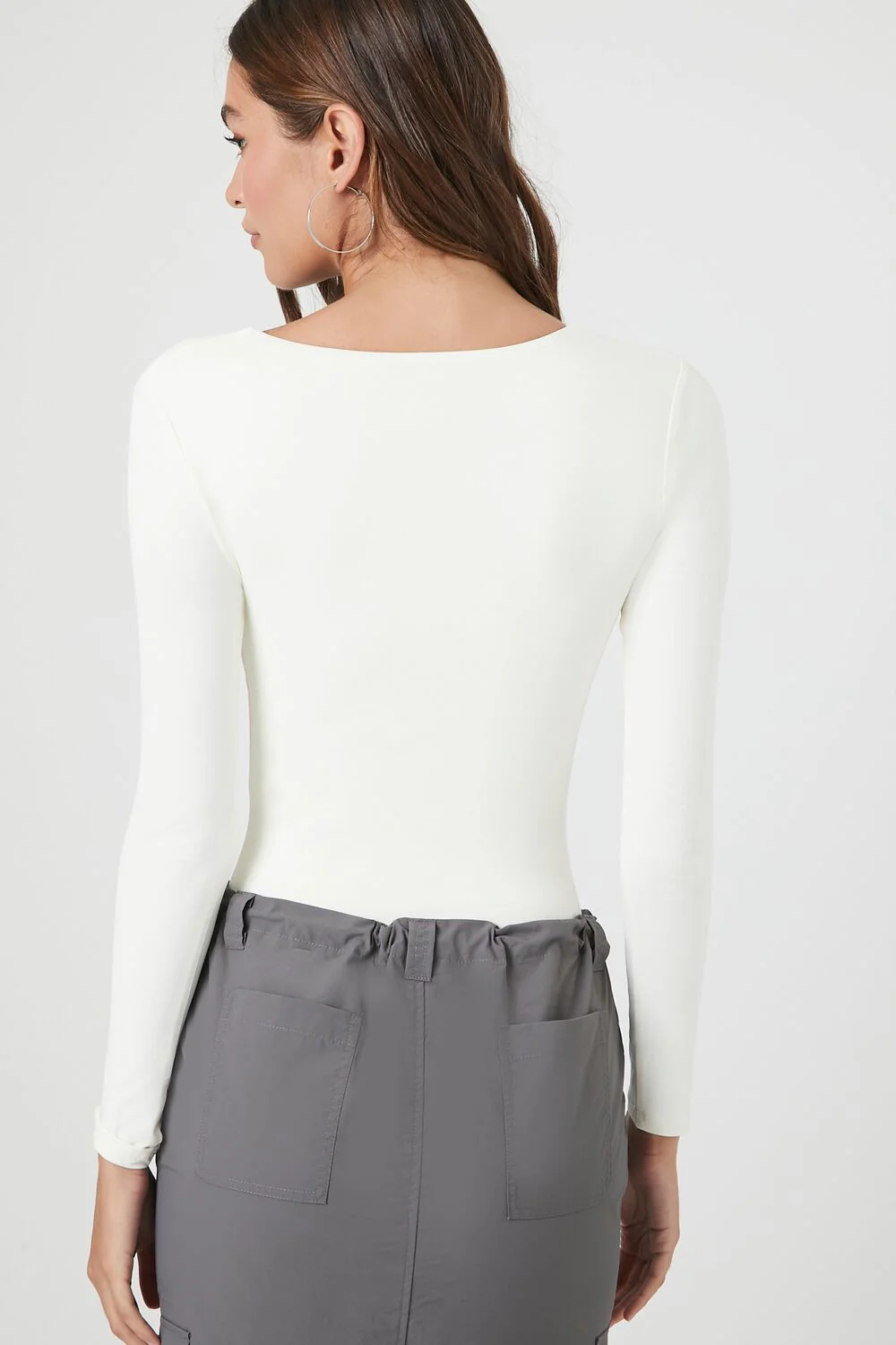 Jersey V-Neck Bodysuit - Image 3