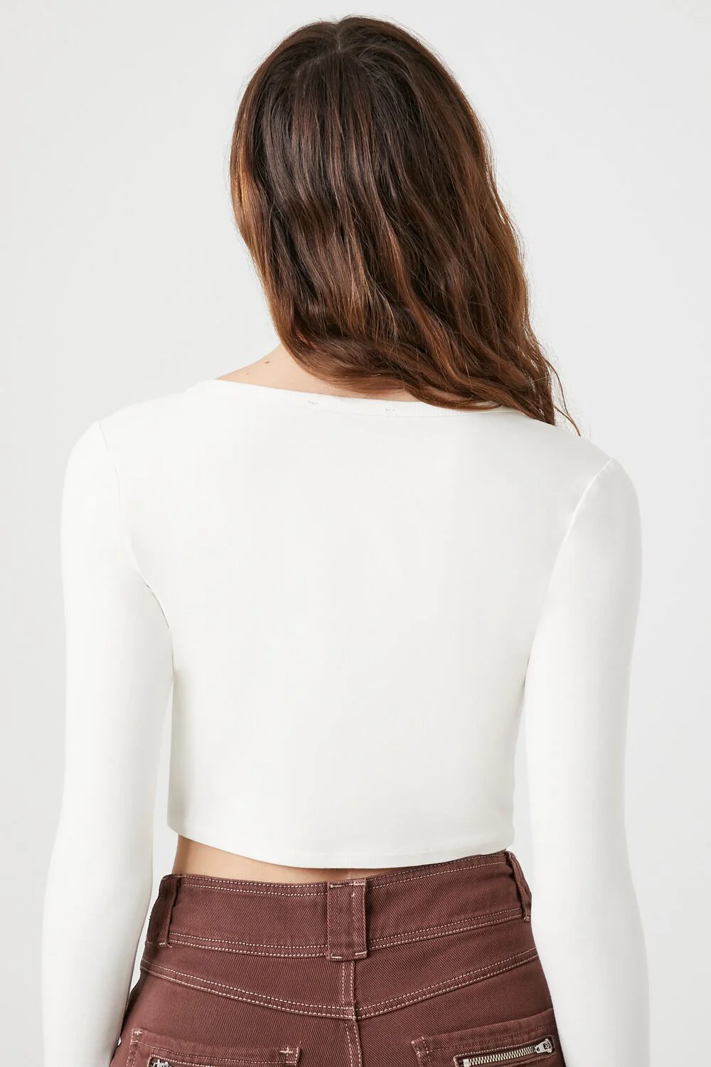Split-Neck Crop Top - Image 3