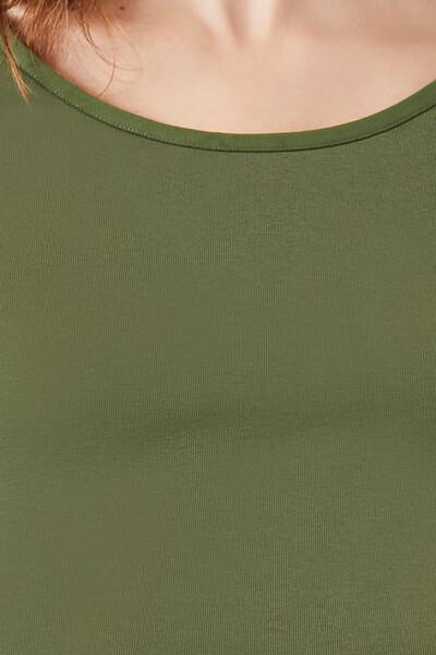 Cotton-Blend Scoop-Neck Top - Image 10