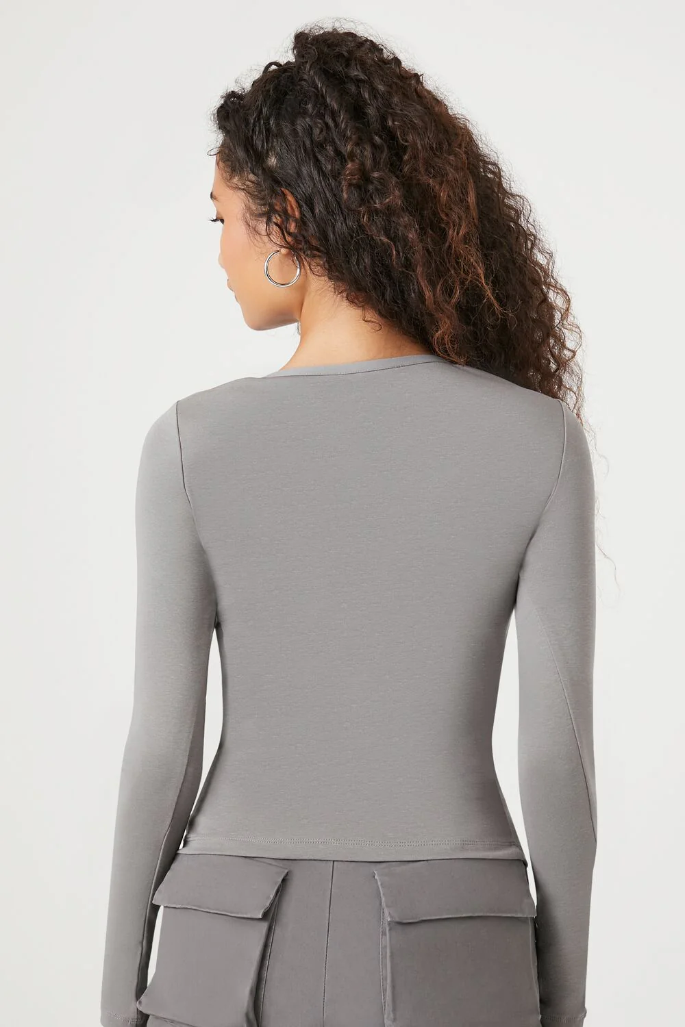 Cotton-Blend Scoop-Neck Top - Image 18