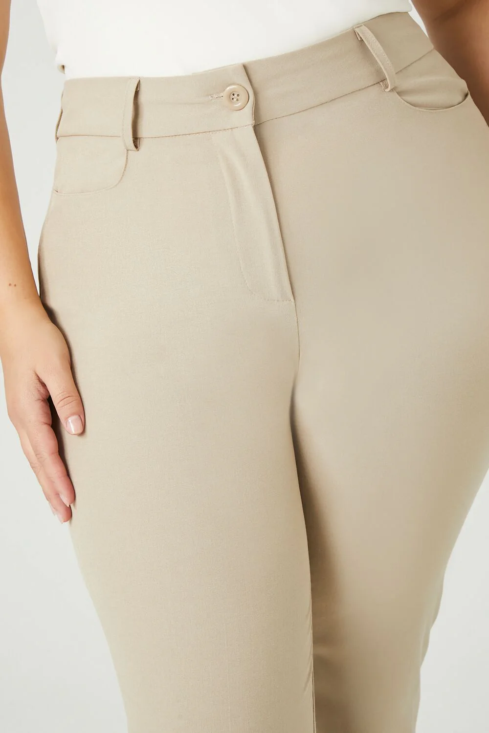 Plus Size High-Rise Trouser Pants - Image 11