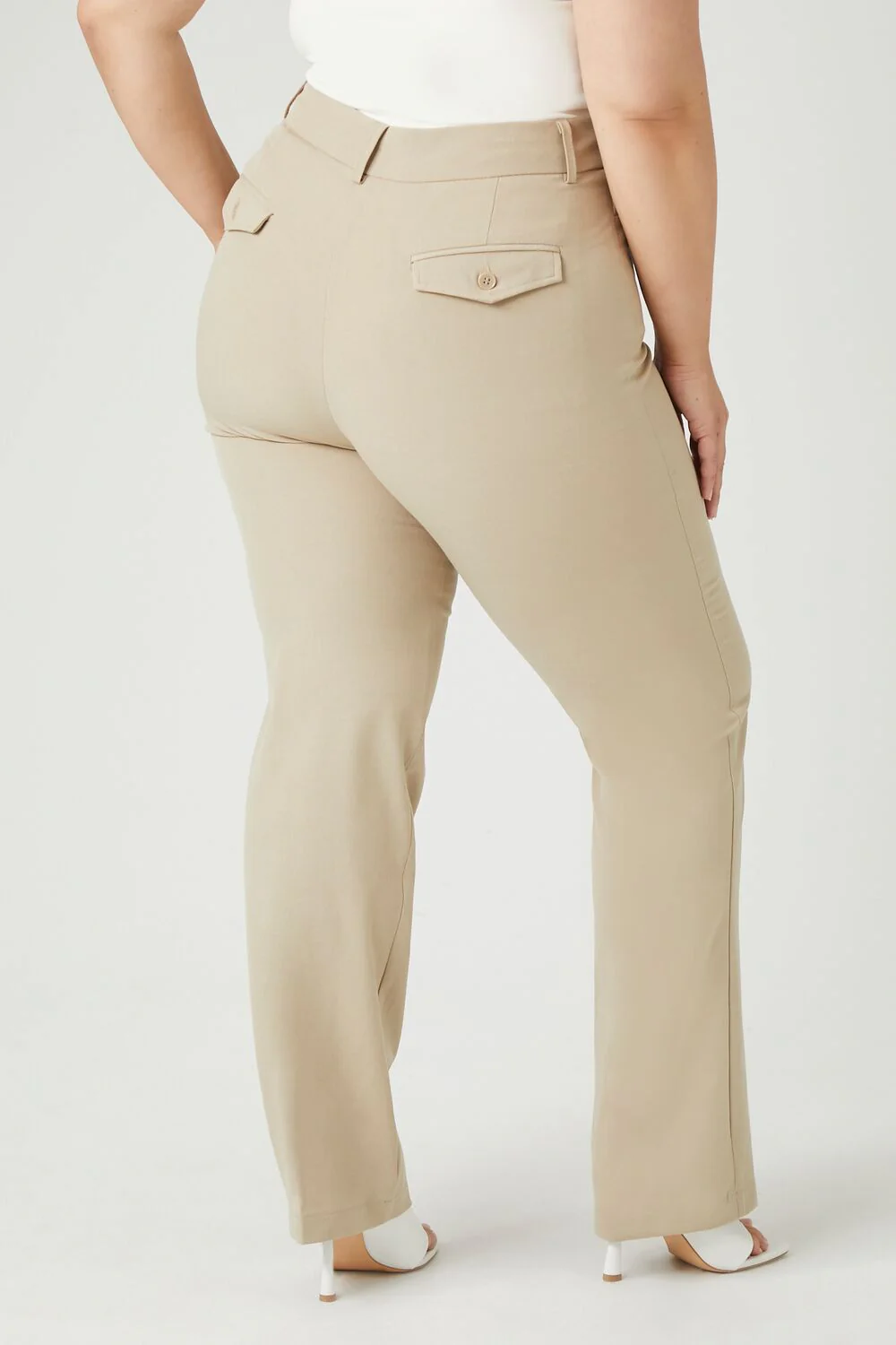 Plus Size High-Rise Trouser Pants - Image 9
