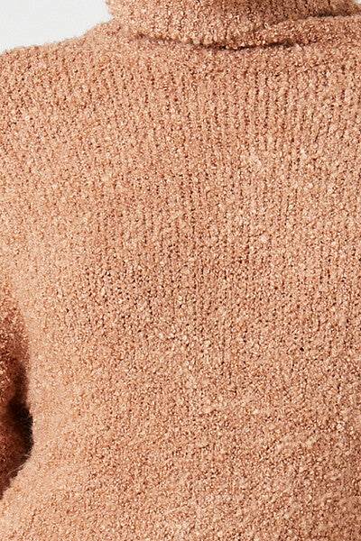 Turtleneck Mini Sweater Dress - Image 10