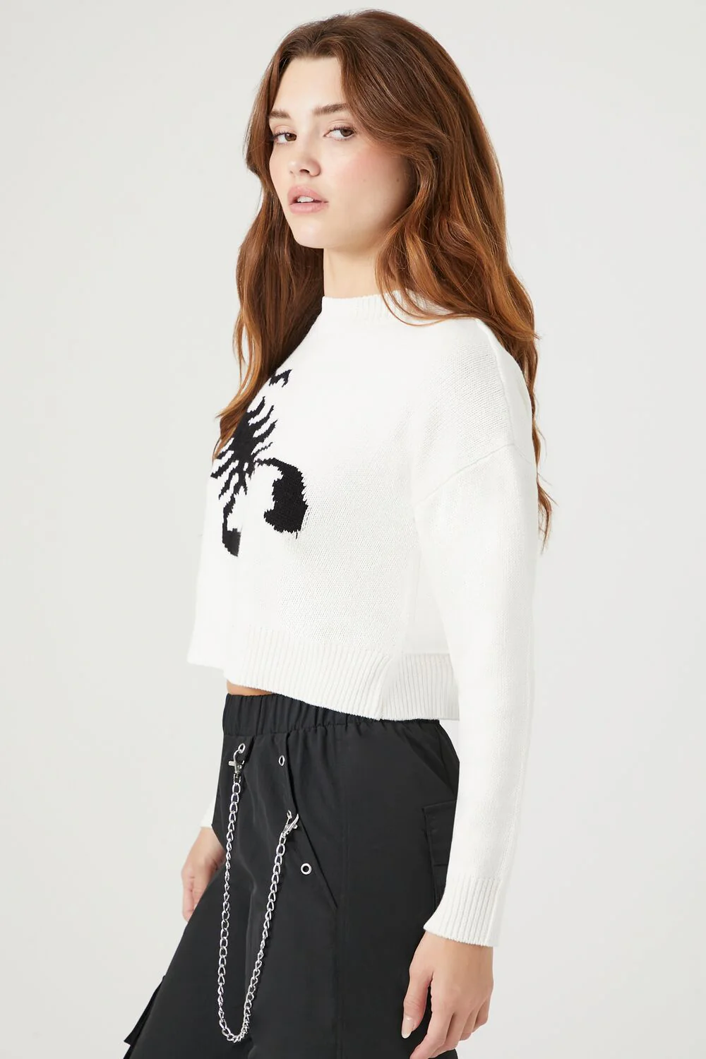 Scorpion Cropped Sweater - Image 2