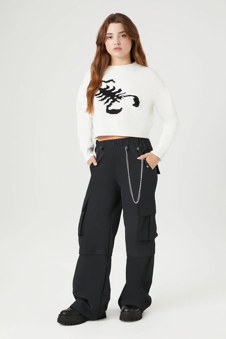Scorpion Cropped Sweater - Image 4