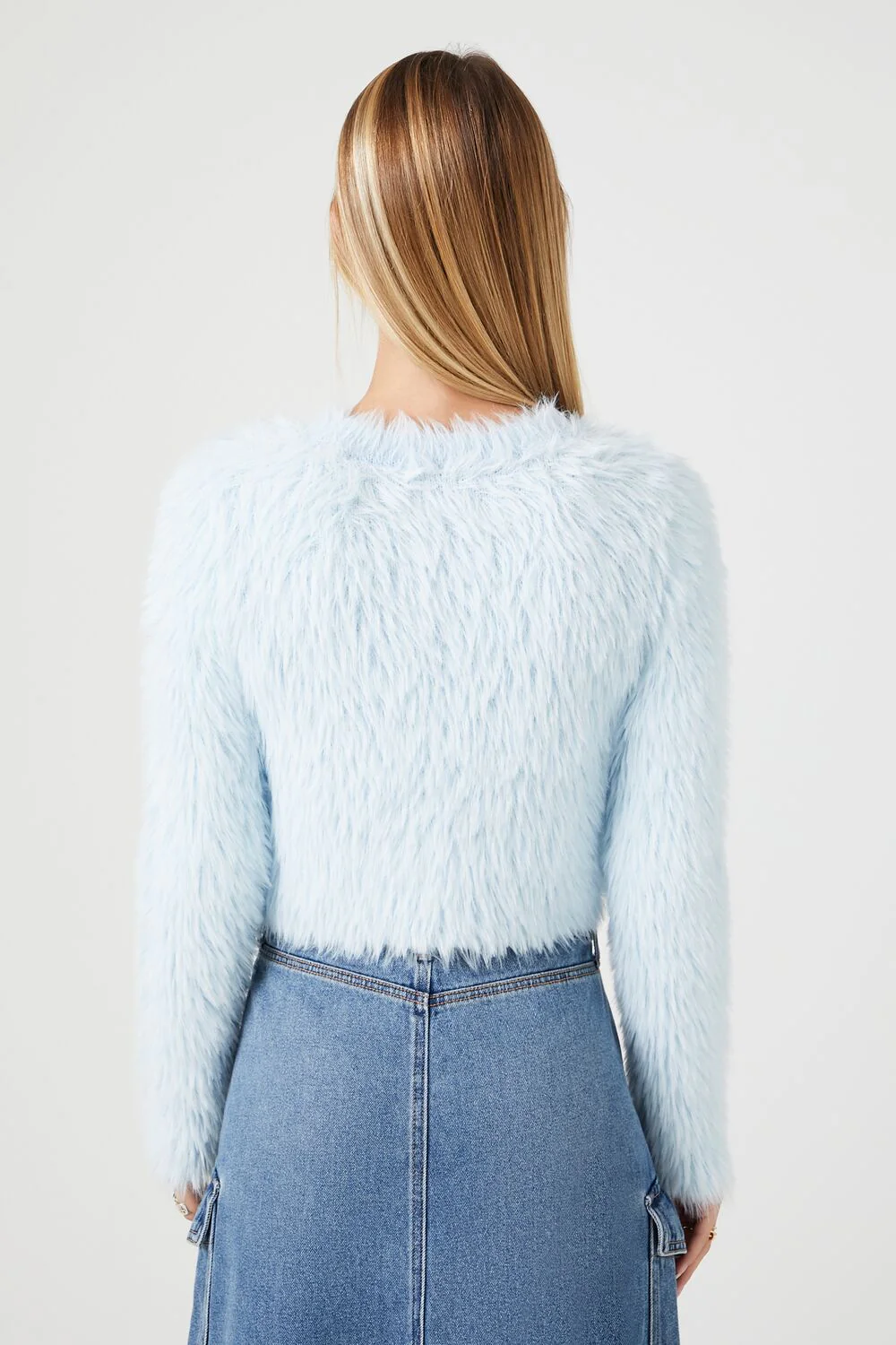 Shaggy Faux Fur Sweater - Image 3