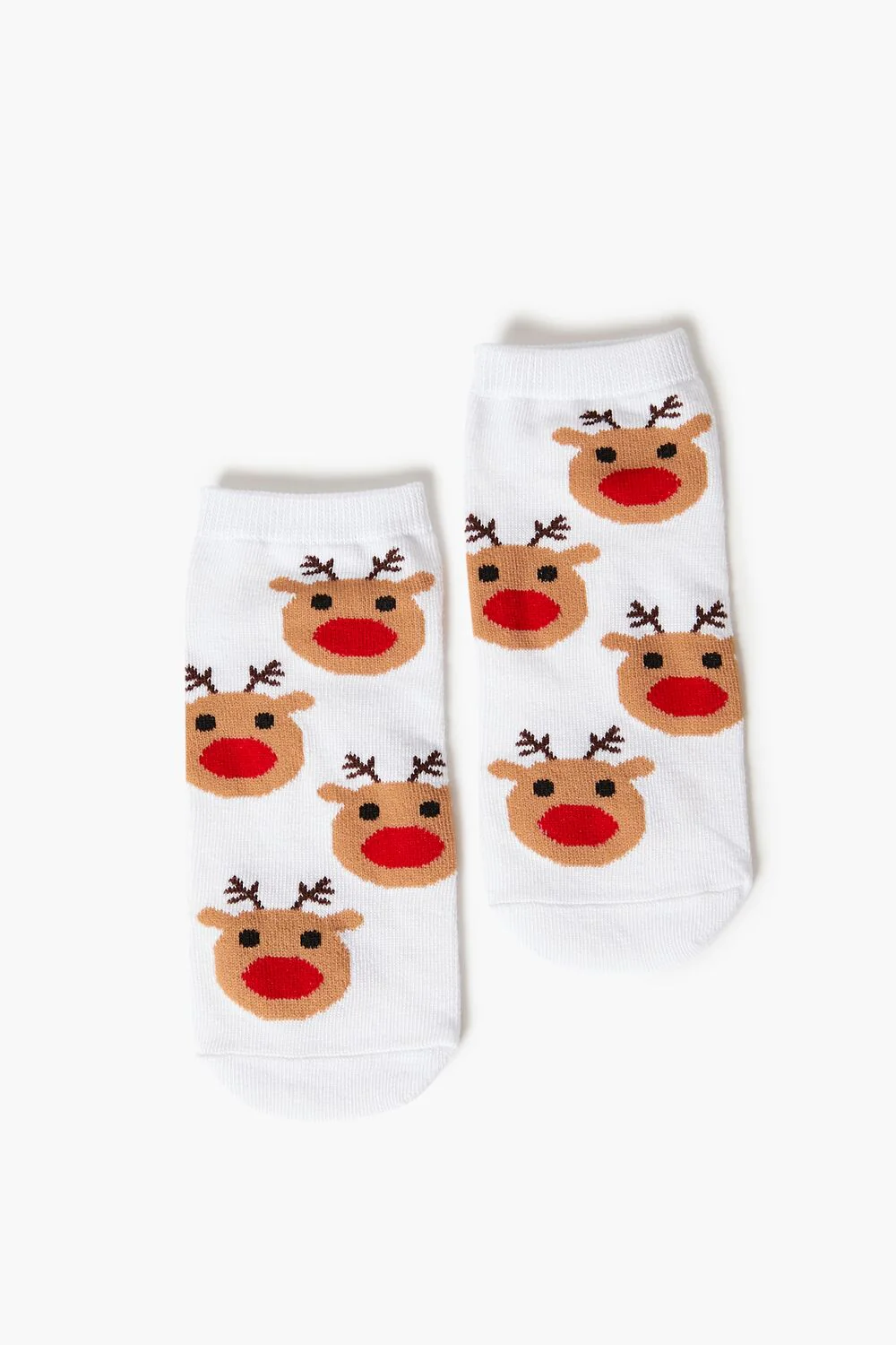 Reindeer Print Ankle Socks - Image 2