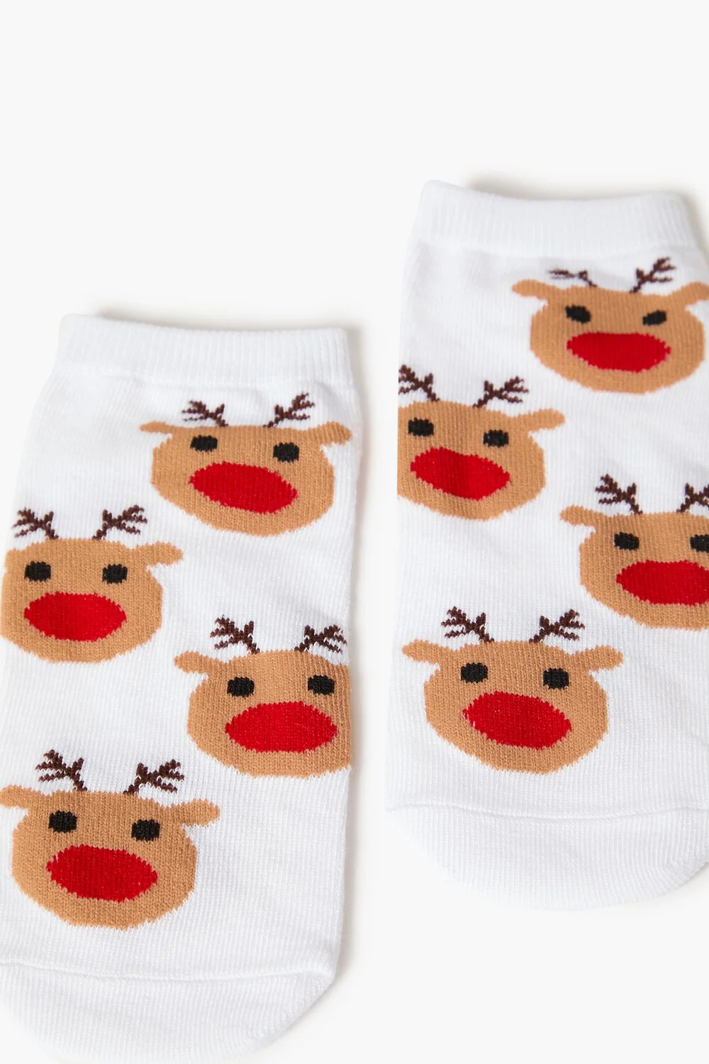 Reindeer Print Ankle Socks - Image 3