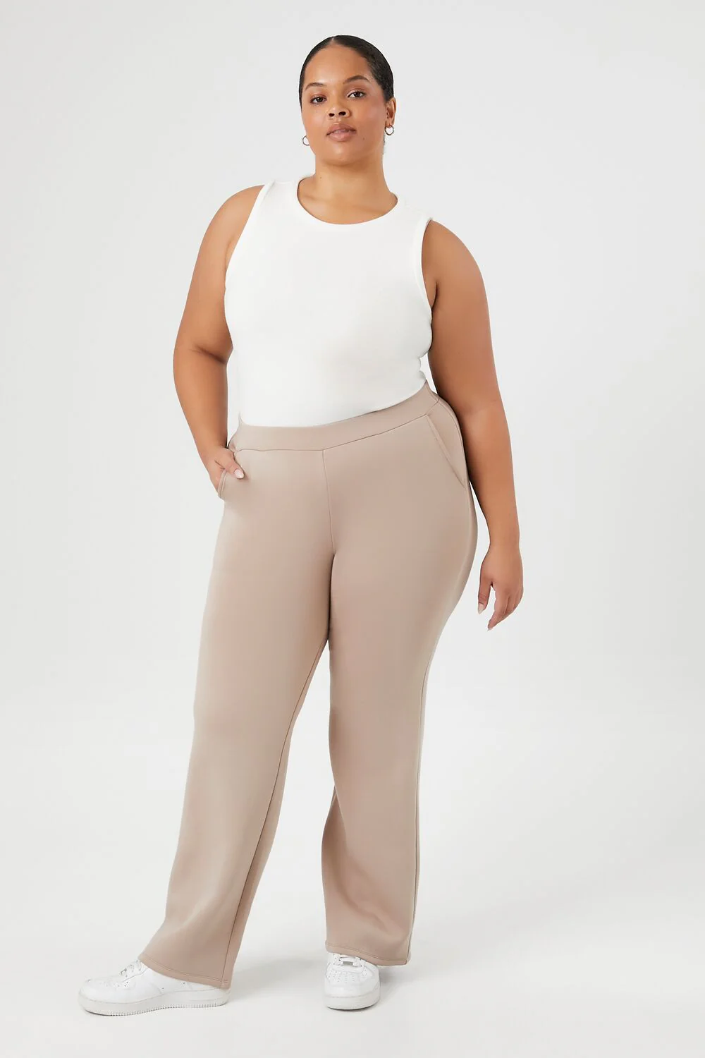 Plus Size Ribbed Knit Tank Top - Image 4