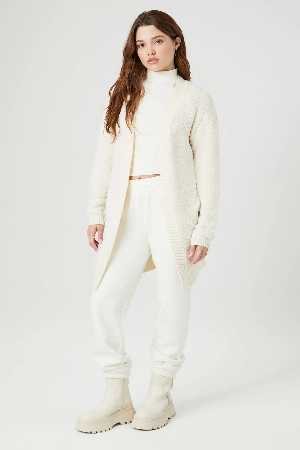 Open-Front Cardigan Sweater - Image 4
