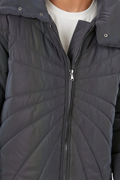 Reflective Quilted Puffer Jacket - Image 5