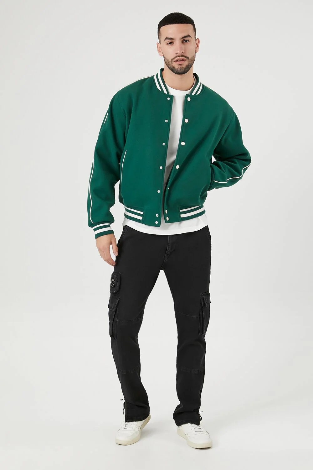 Varsity Letterman Bomber Jacket - Image 4