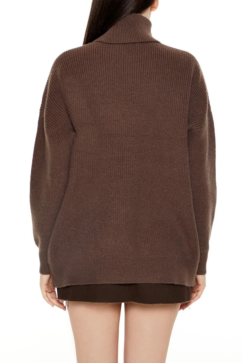 Ribbed Knit Turtleneck Sweater - Image 10
