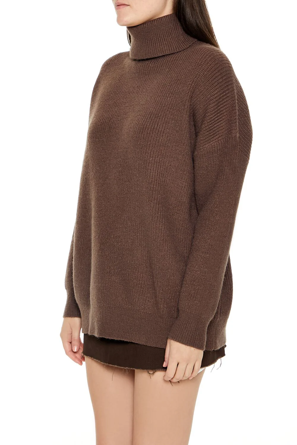 Ribbed Knit Turtleneck Sweater - Image 9