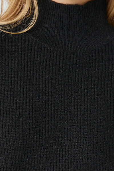 Ribbed Knit Turtleneck Sweater - Image 5