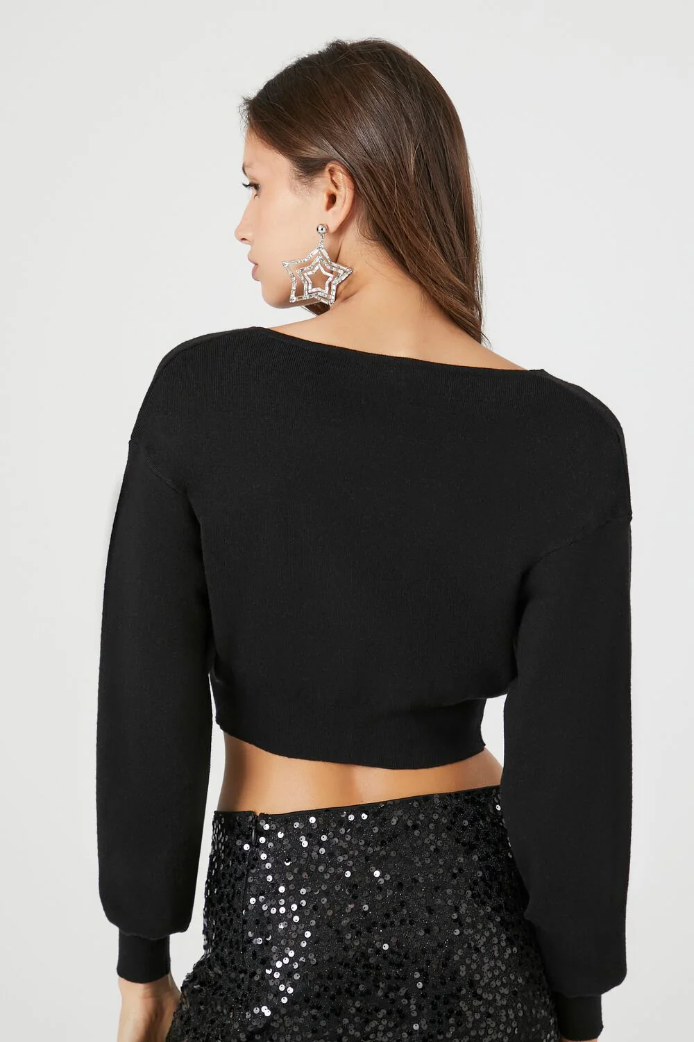 Tie-Front Cardigan Sweater - Image 3