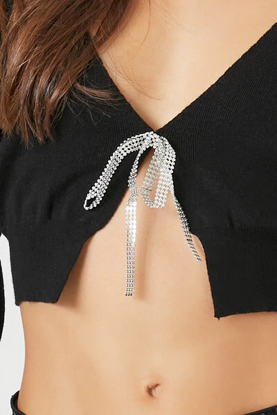 Tie-Front Cardigan Sweater - Image 5