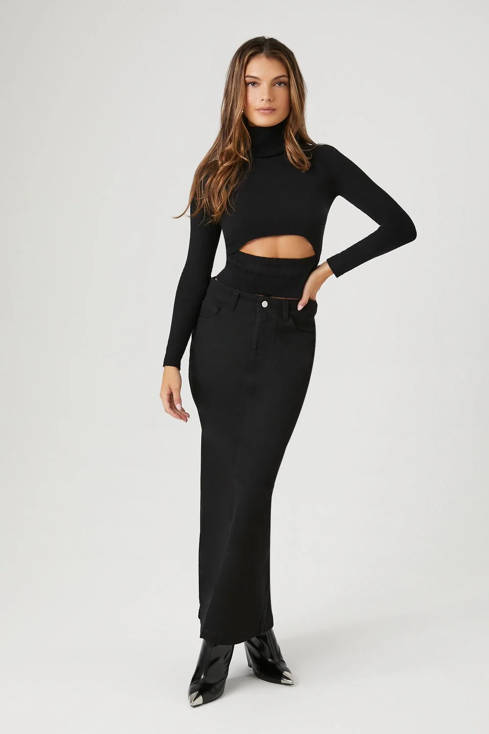 Cutout Turtleneck Sweater - Image 4