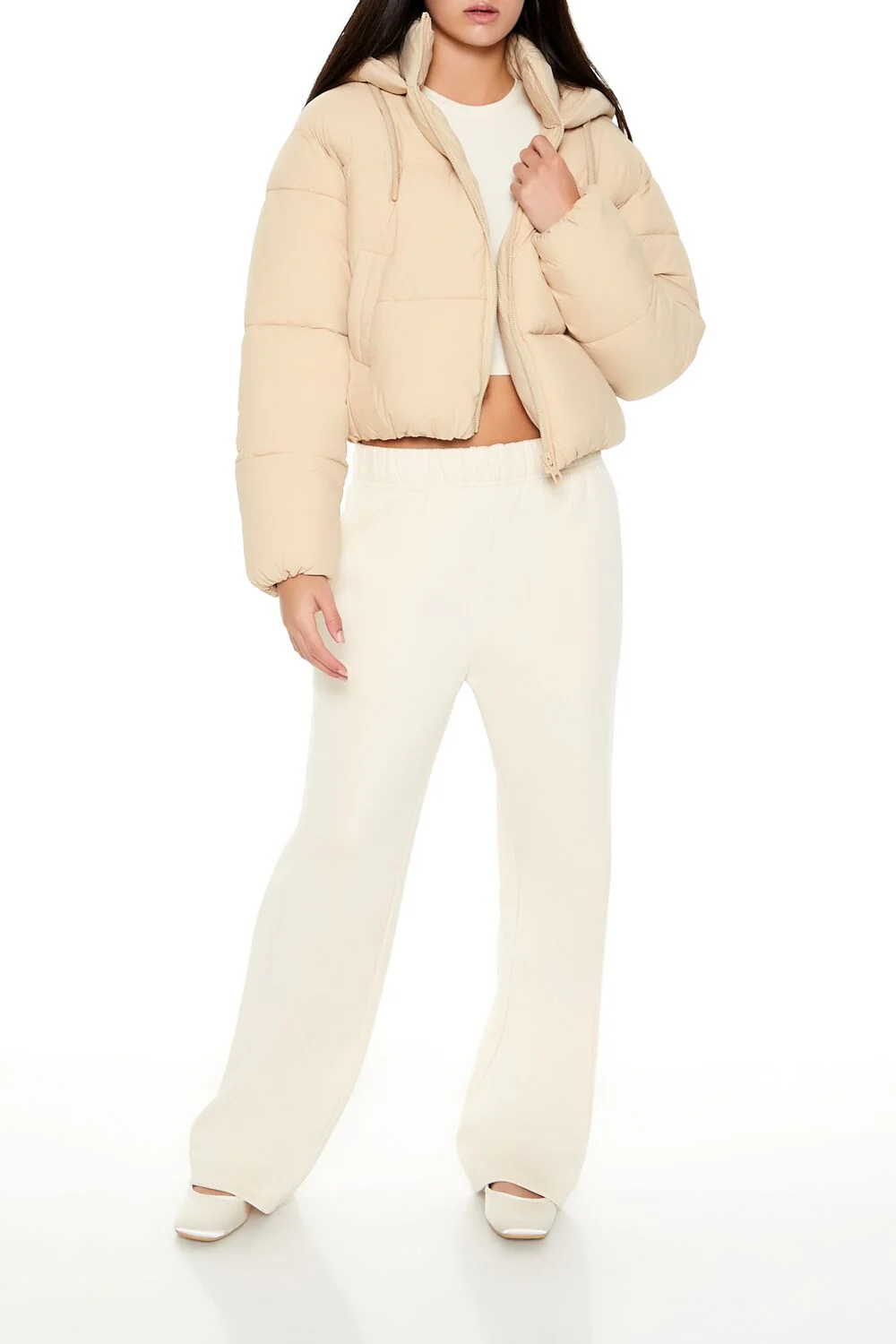 Hooded Quilted Puffer Jacket - Image 2