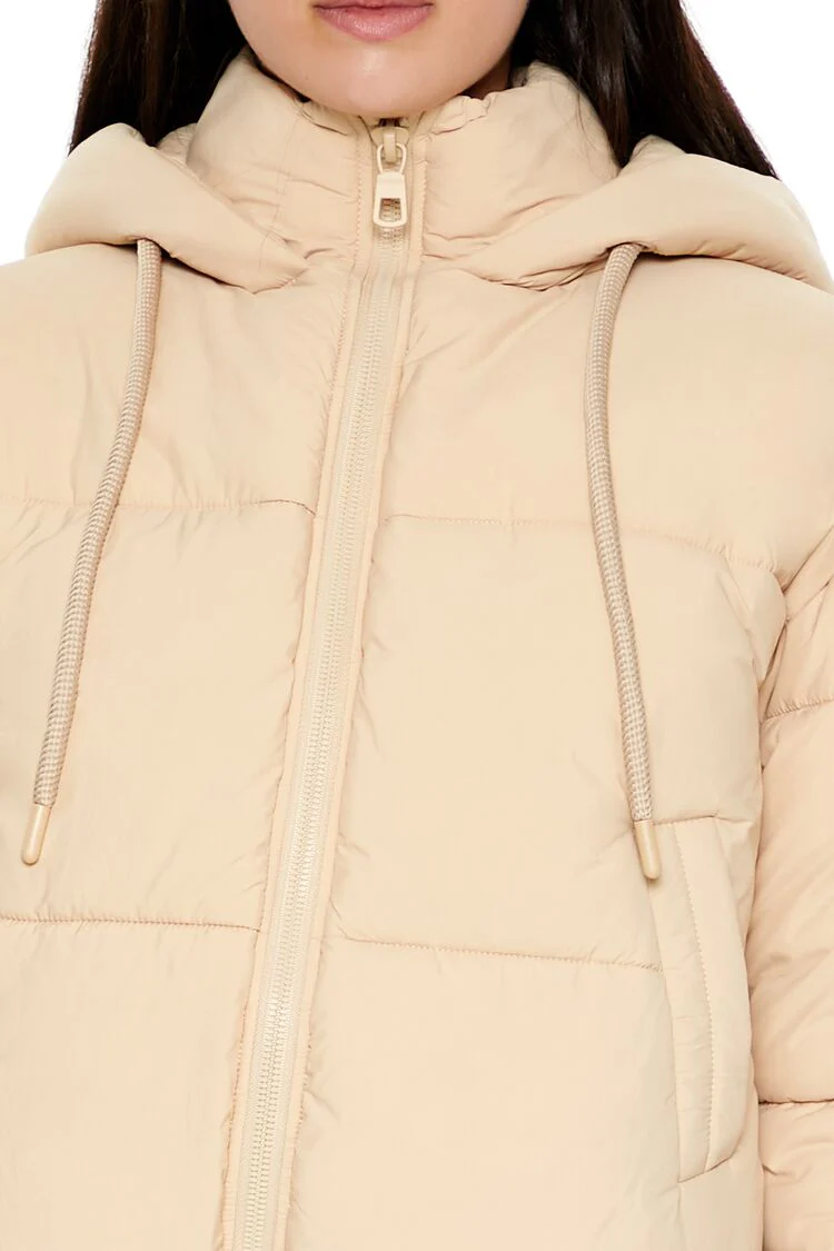 Hooded Quilted Puffer Jacket - Image 3