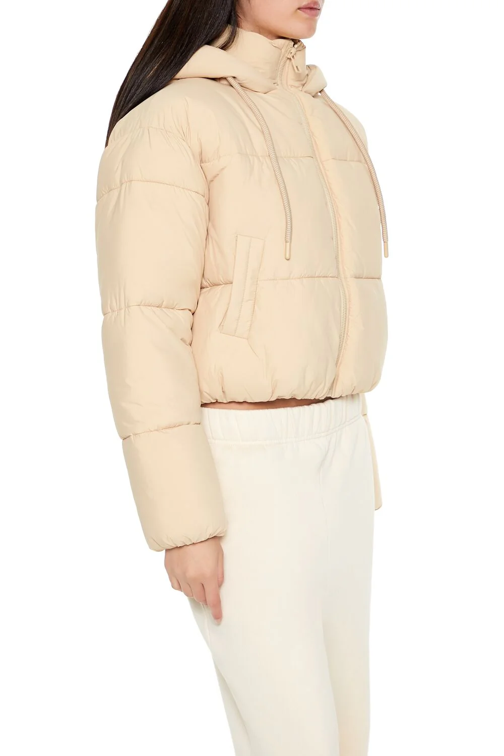 Hooded Quilted Puffer Jacket - Image 4