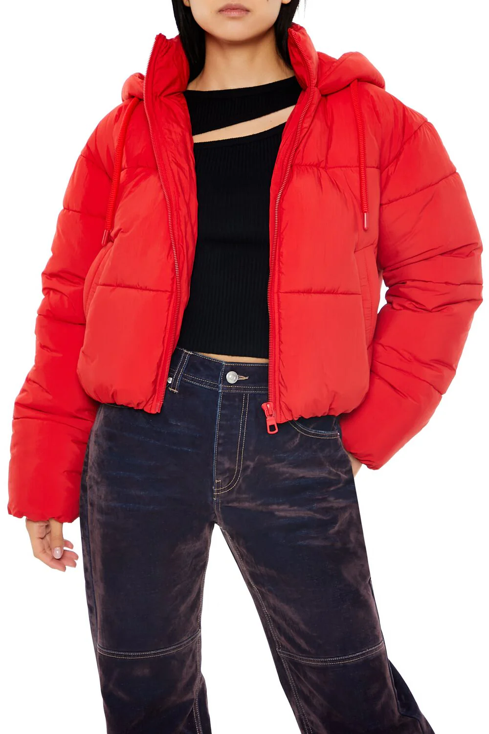 Hooded Quilted Puffer Jacket - Image 6