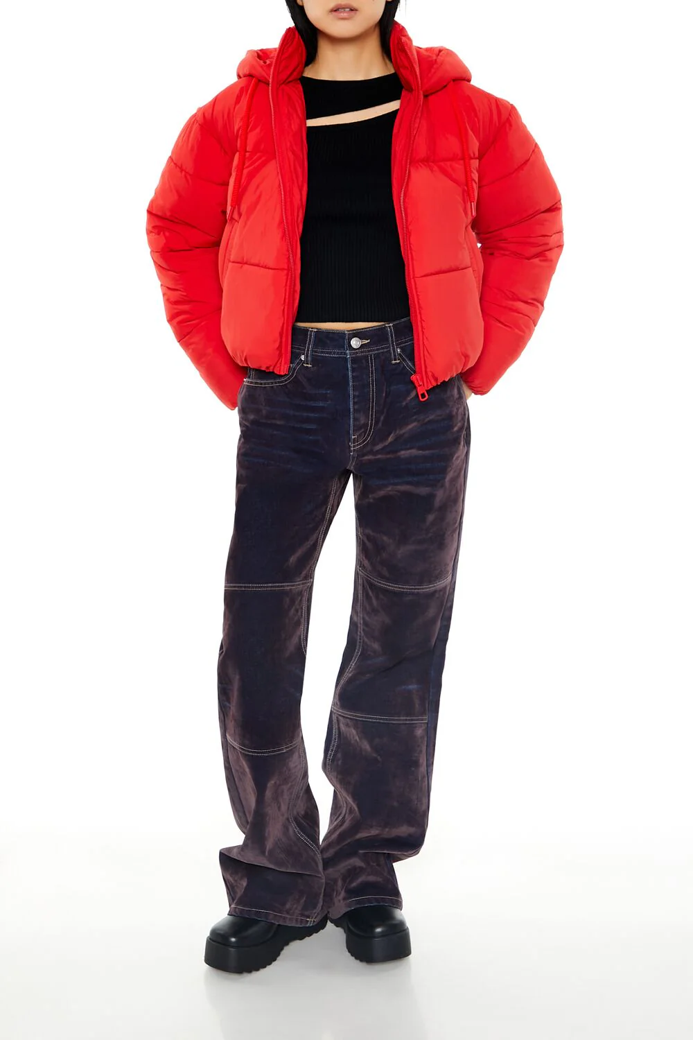 Hooded Quilted Puffer Jacket - Image 7