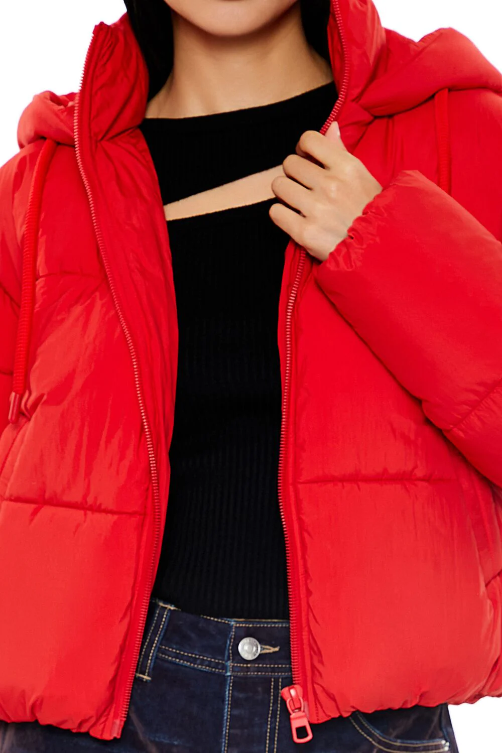 Hooded Quilted Puffer Jacket - Image 8