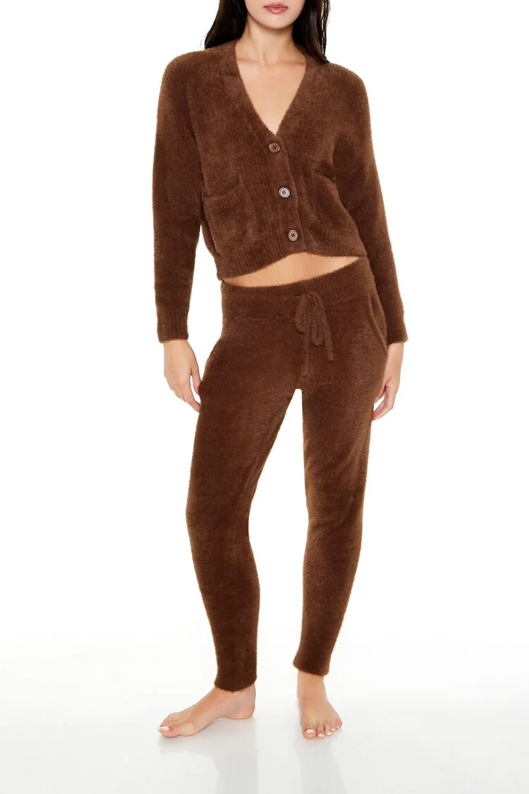 Fuzzy Cardigan Sweater - Image 12
