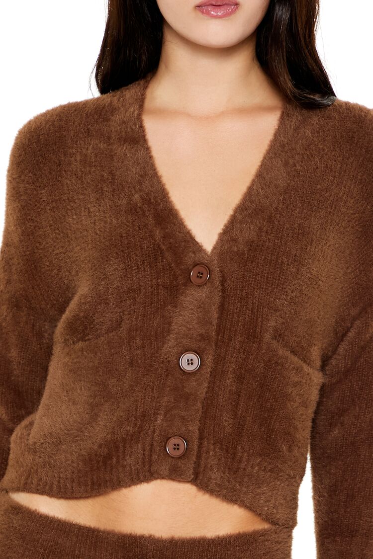 Fuzzy Cardigan Sweater - Image 13