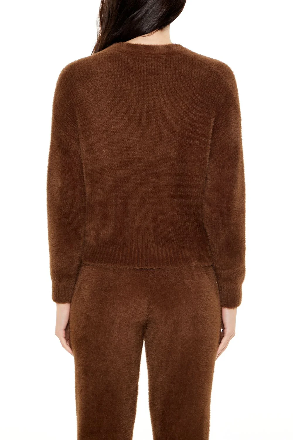 Fuzzy Cardigan Sweater - Image 15
