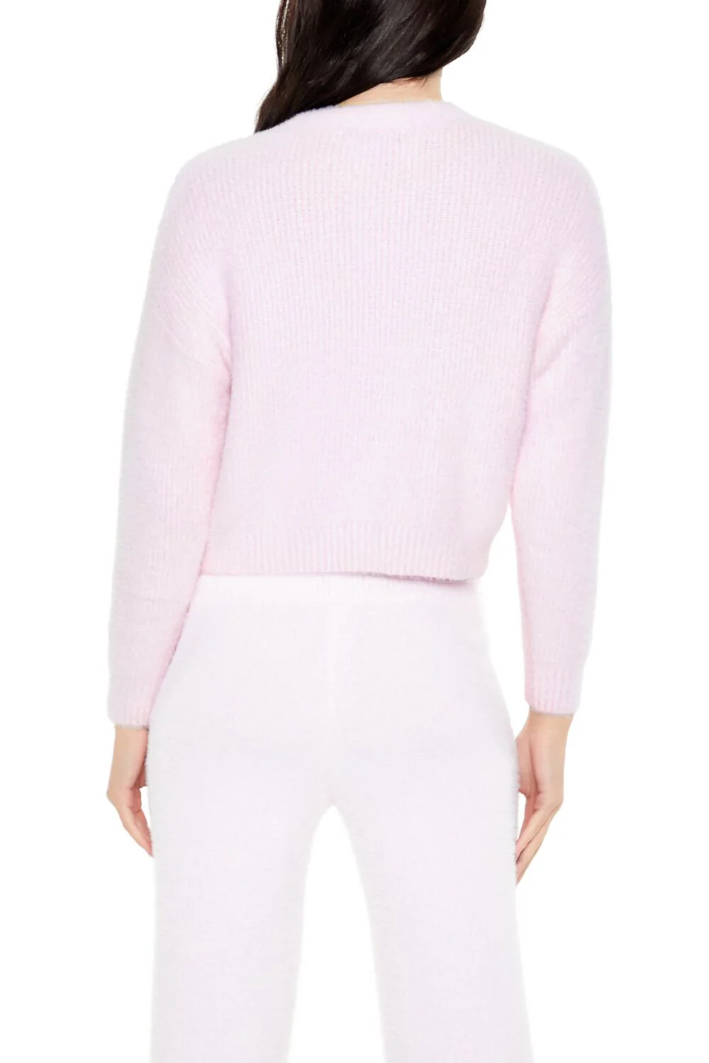 Fuzzy Cardigan Sweater - Image 5