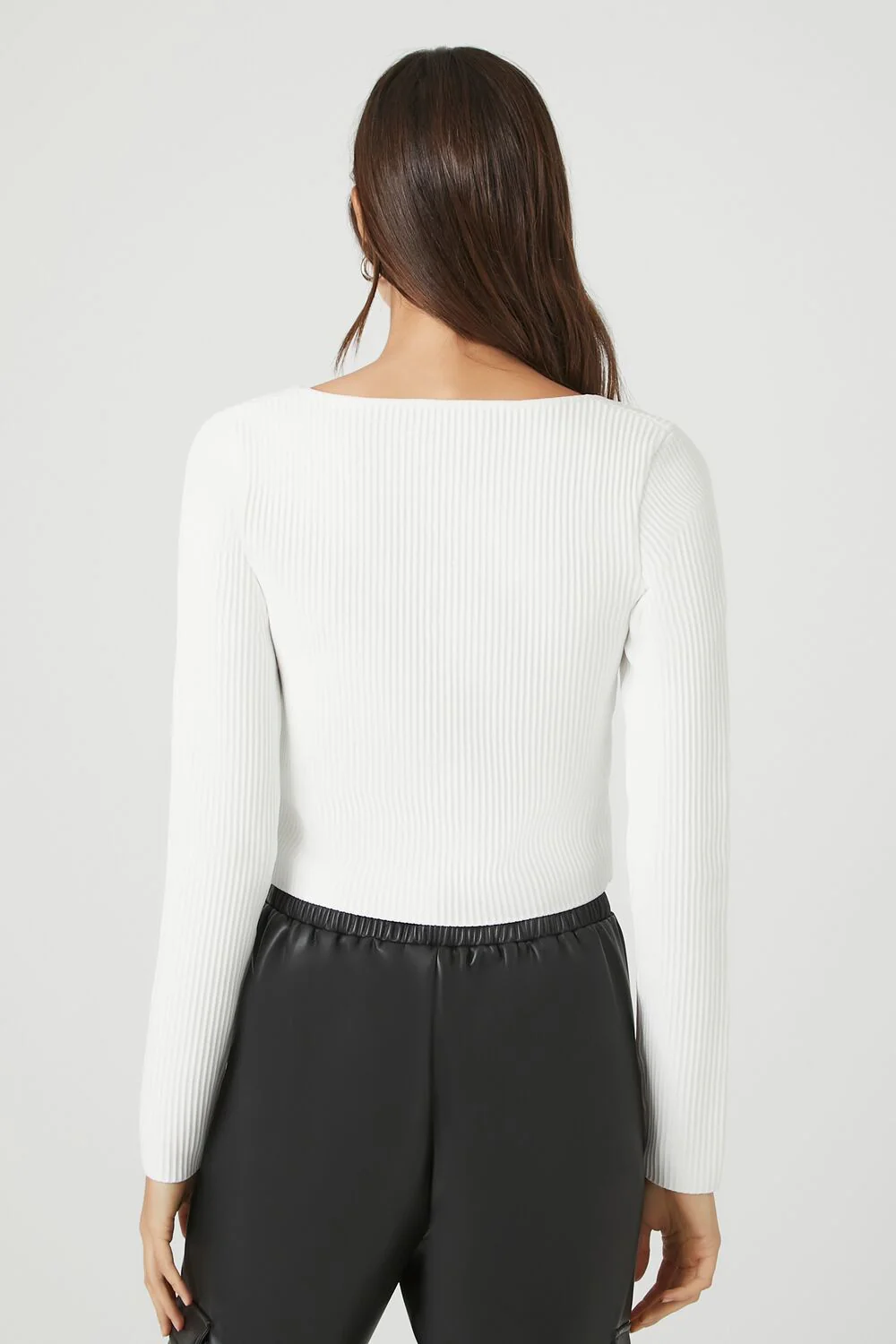 Ribbed Knit Sweater - Image 3