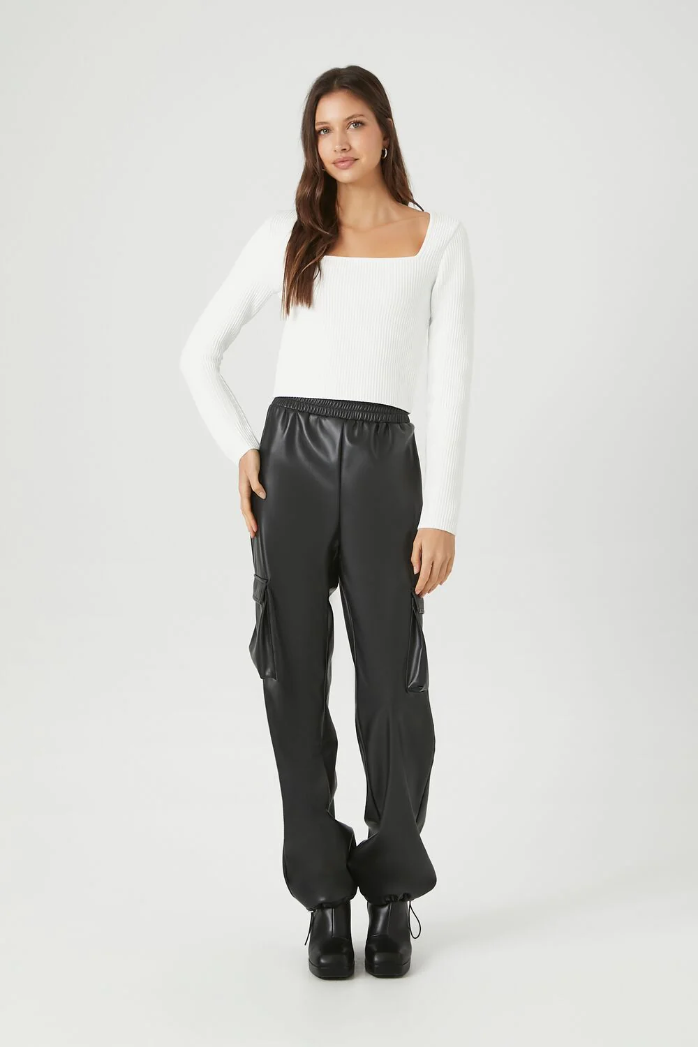 Ribbed Knit Sweater - Image 4