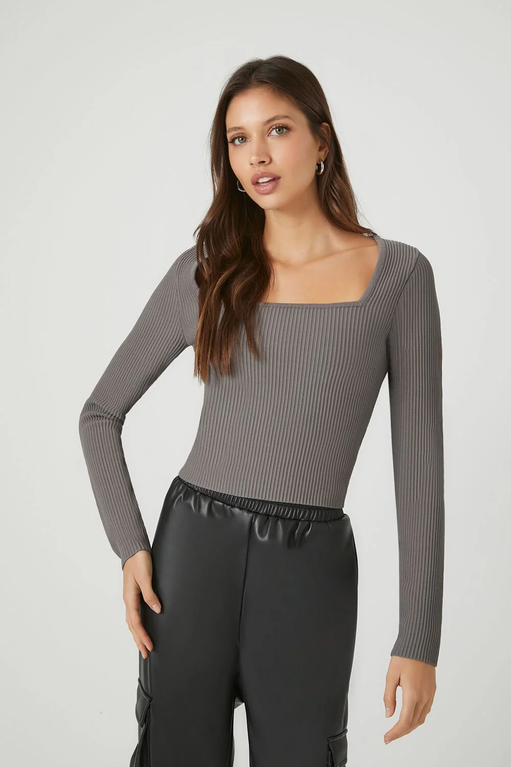 Ribbed Knit Sweater - Image 7