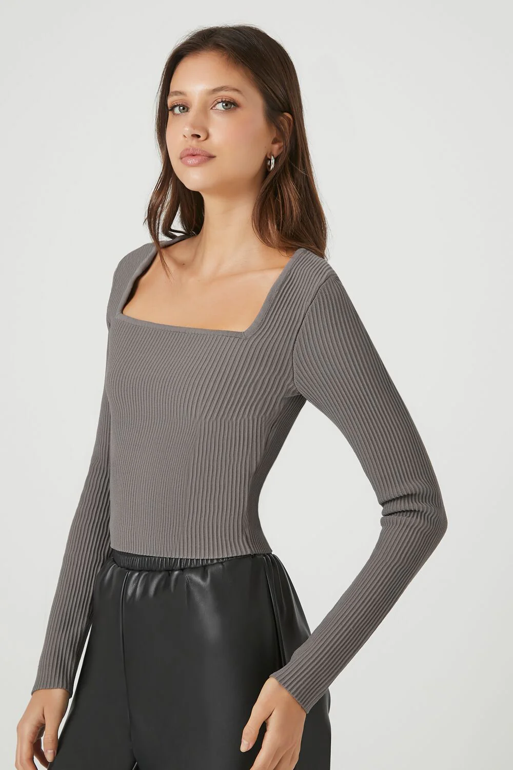 Ribbed Knit Sweater - Image 8