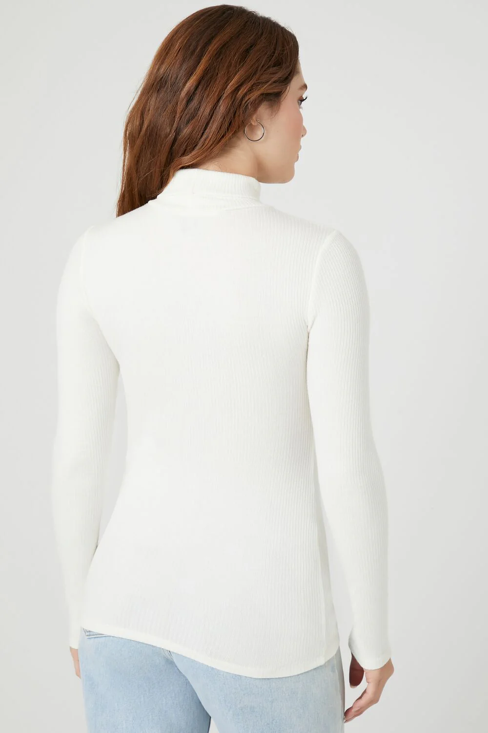 Ribbed Turtleneck Top - Image 3