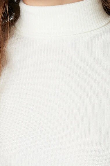 Ribbed Turtleneck Top - Image 5