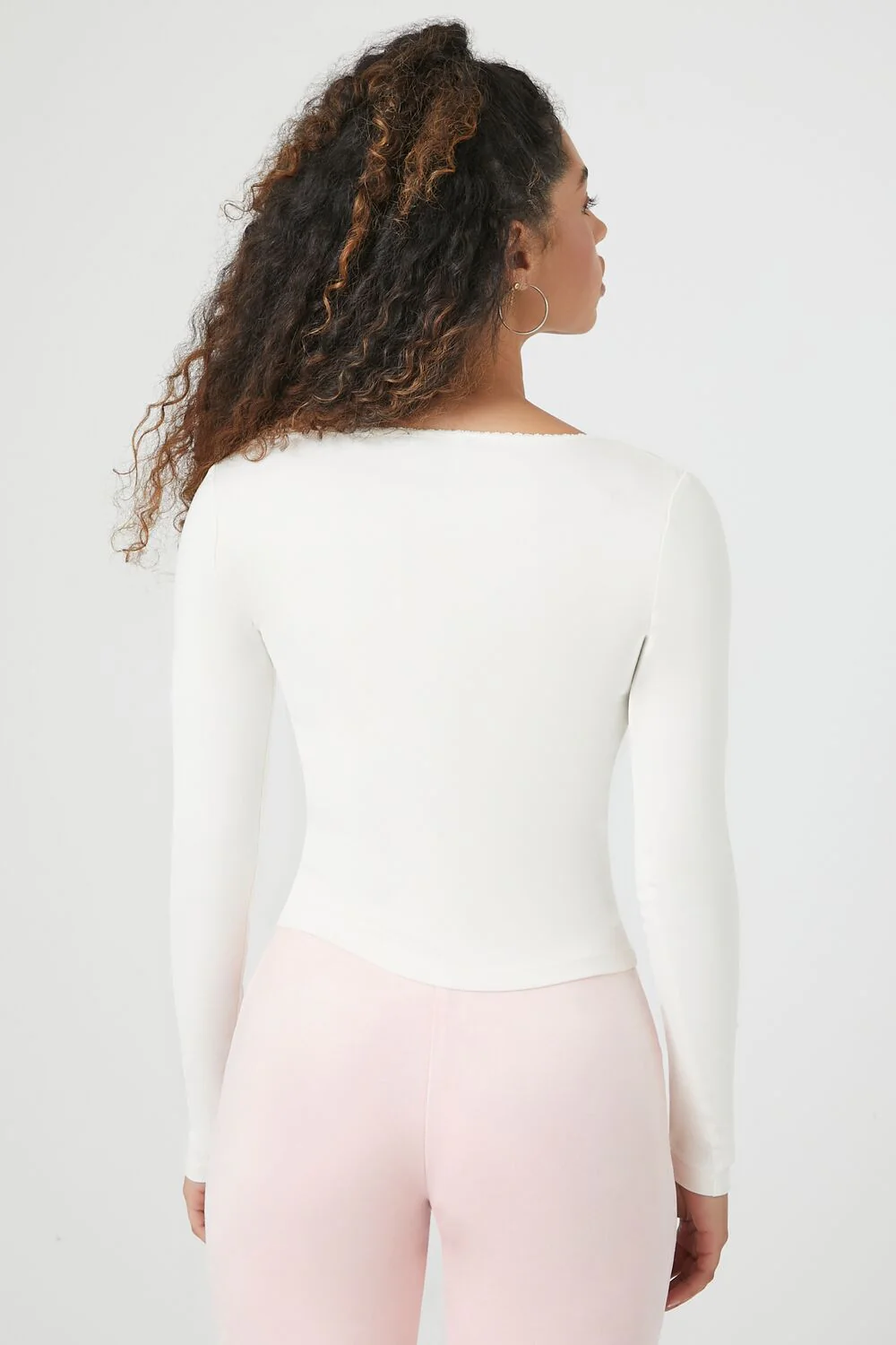 Bow Long-Sleeve Top - Image 3