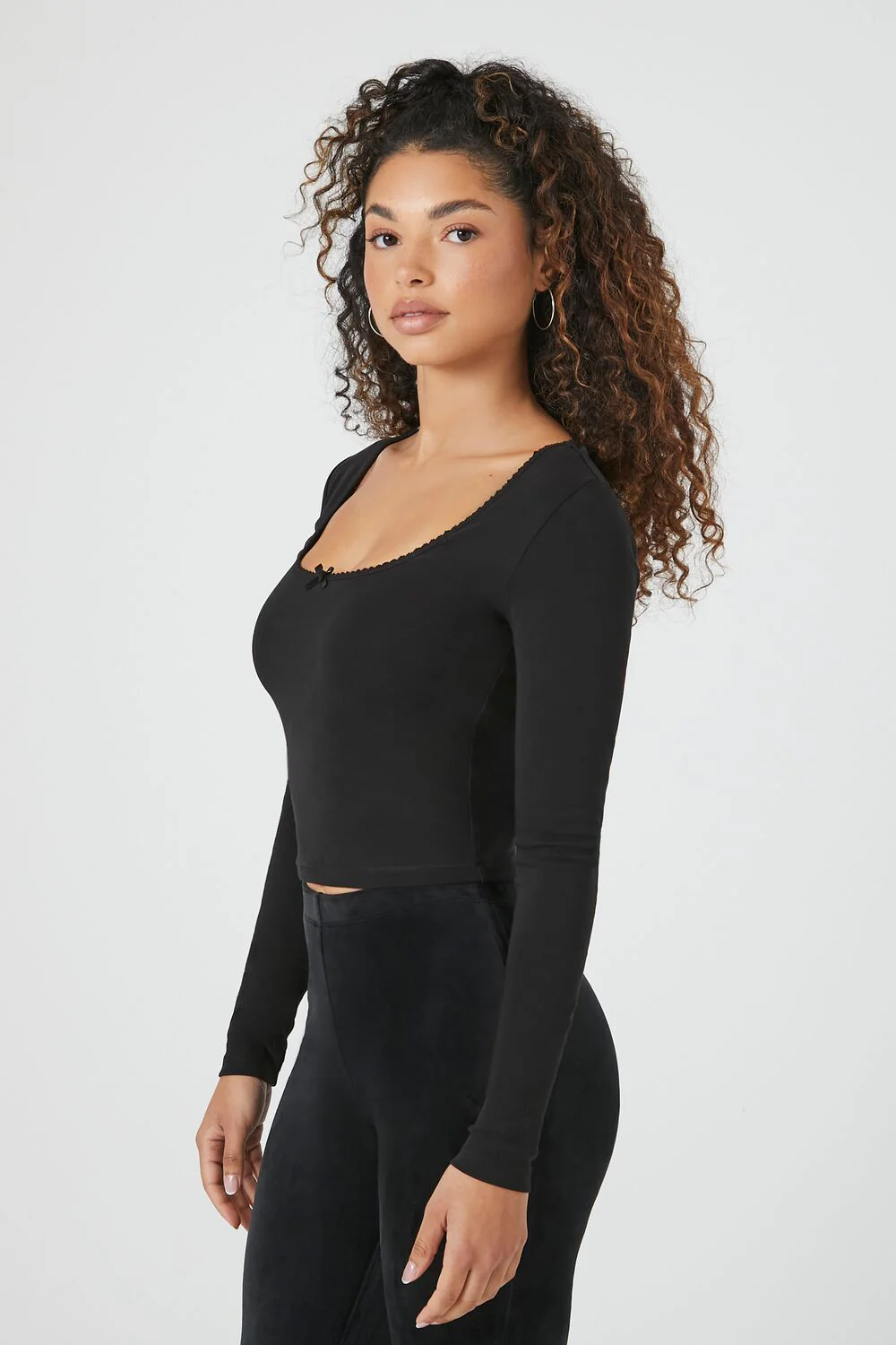 Bow Long-Sleeve Top - Image 7